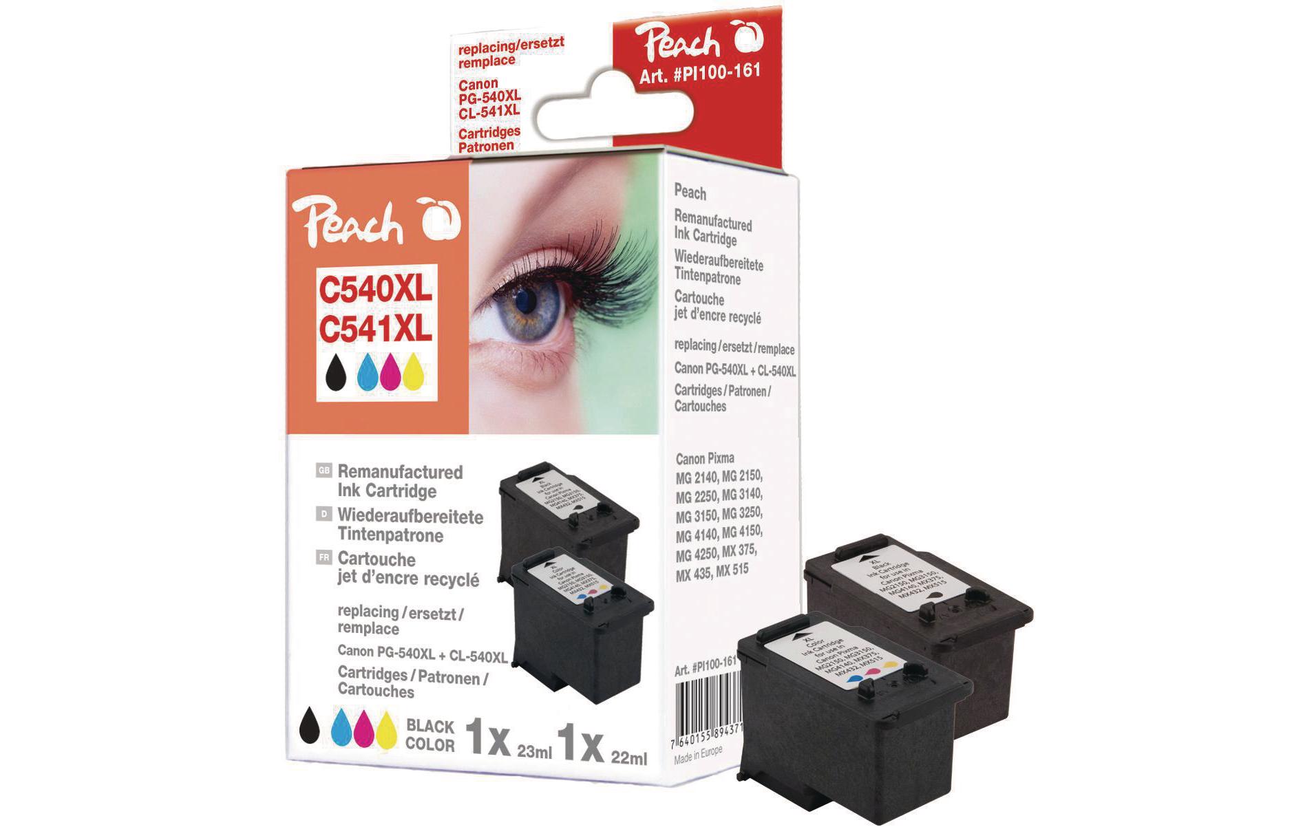 Druckkopf Canon PG-540XL / CL-541 BK, C, M, YTinte, schwarz und farbig