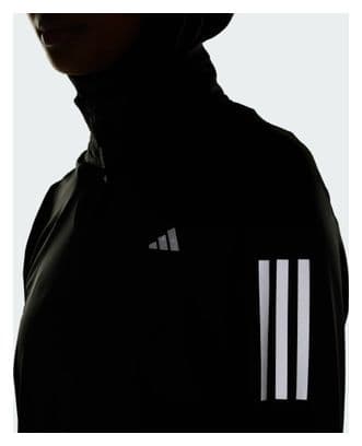Haut 1/2 zip Adidas Own The Run Noir Femme