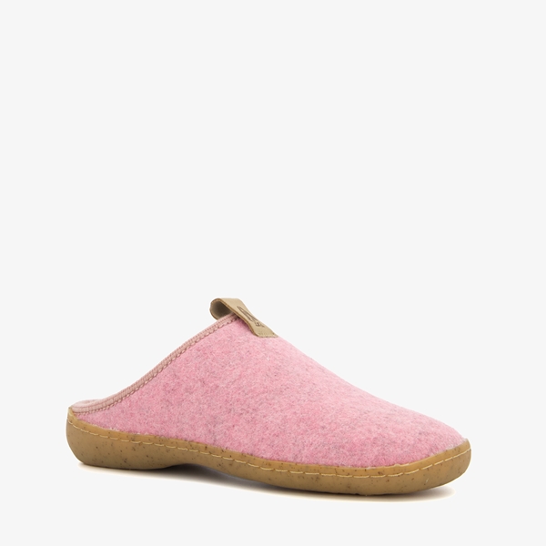 Hush Puppies wollen dames pantoffels roze