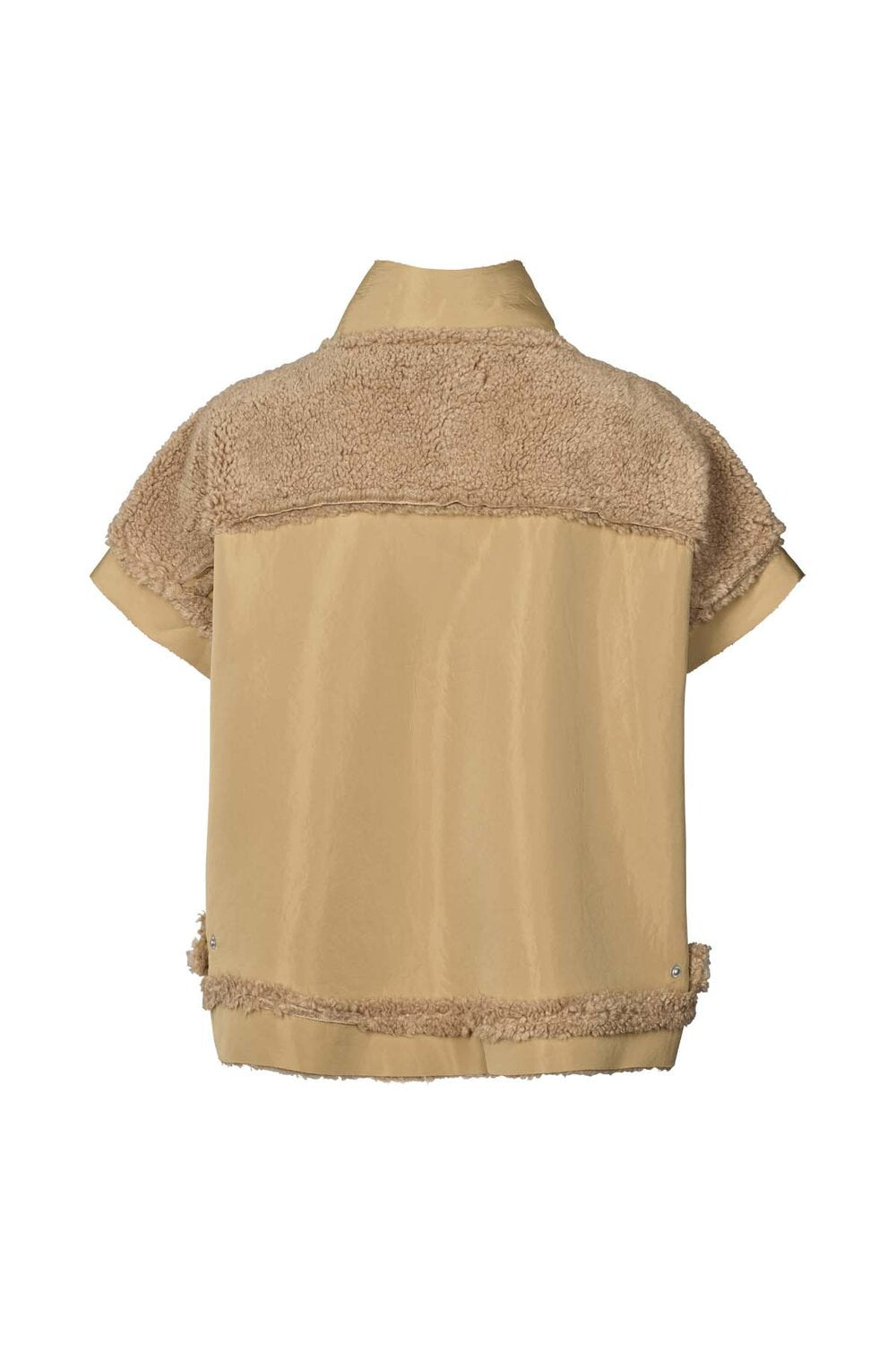 Rabens Saloner  Tamys Faux shearling vest - Amber
