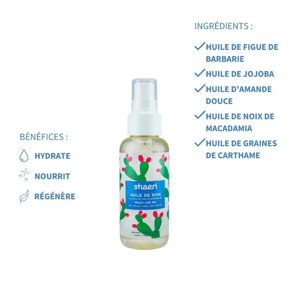 Shaeri Huile de Soin Multi-Usage 100ml