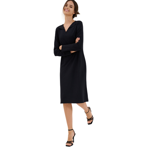 Lisca - Camisón de manga larga Mia Negro