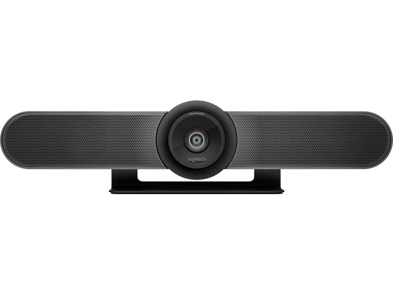 Logitech MeetUp USB Video Collaboration Bar 4K/UHD 30 fps All-in-one-ConferenceCam mit Ultraweitwinkelobjektiv für kleine Räume