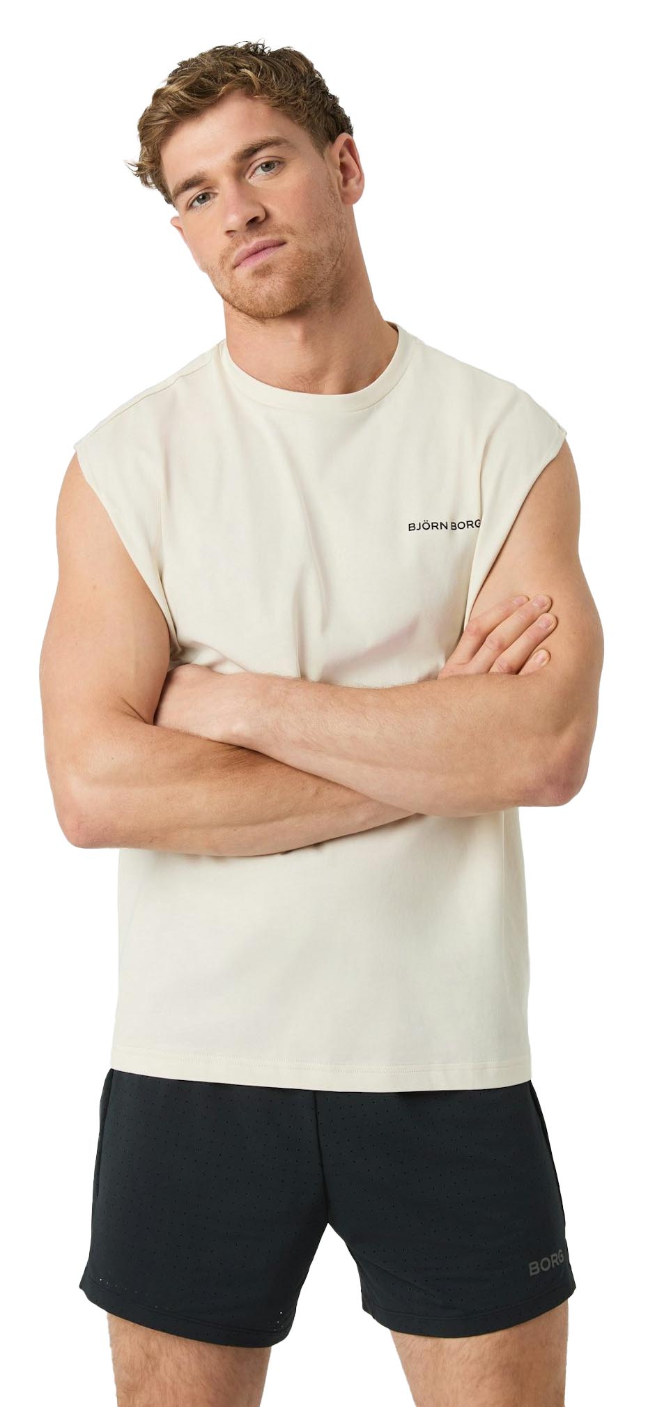 Borg Gym Sleeveless T-Shirt Herre NL004/Birch