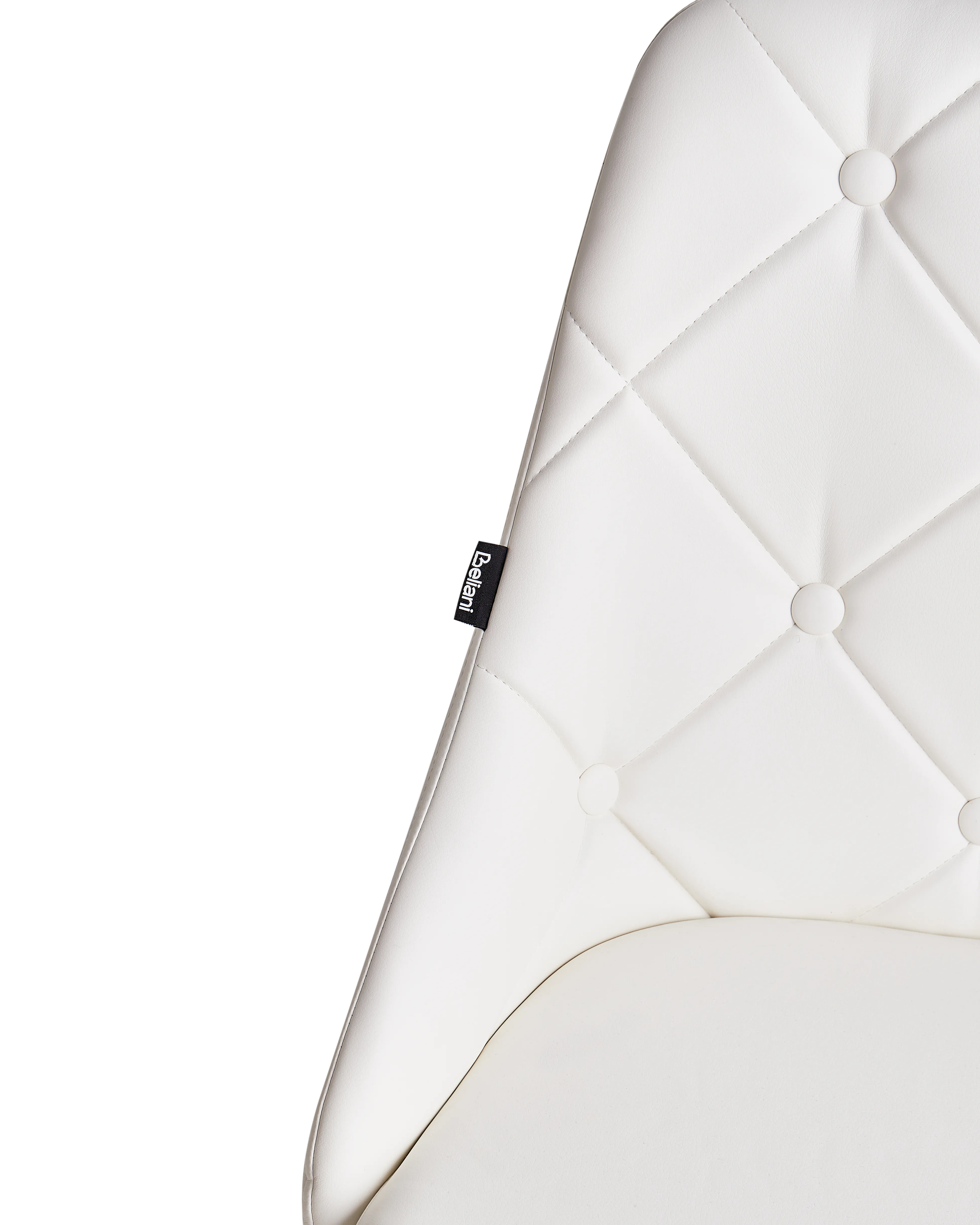 Set van 2 eetkamerstoelen VALERIE Kunstleer Wit