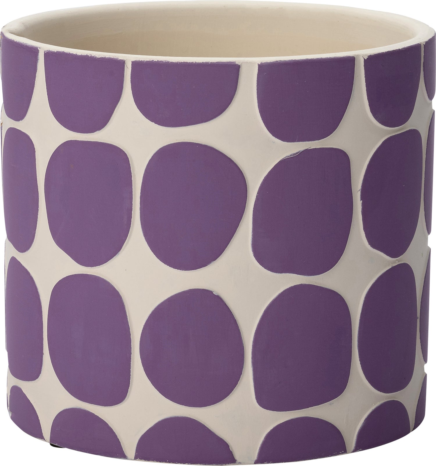Intratuin bloempot Idar paars D 13,5 H 12,5 cm