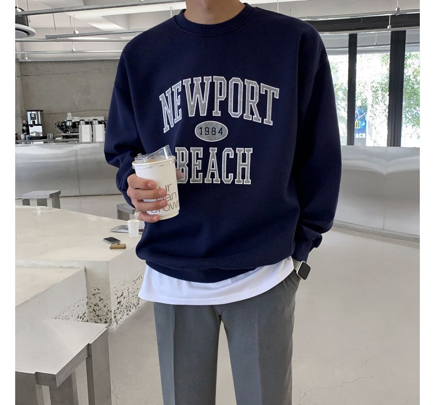 MRCYC - Sweatshirt met ronde hals en letters