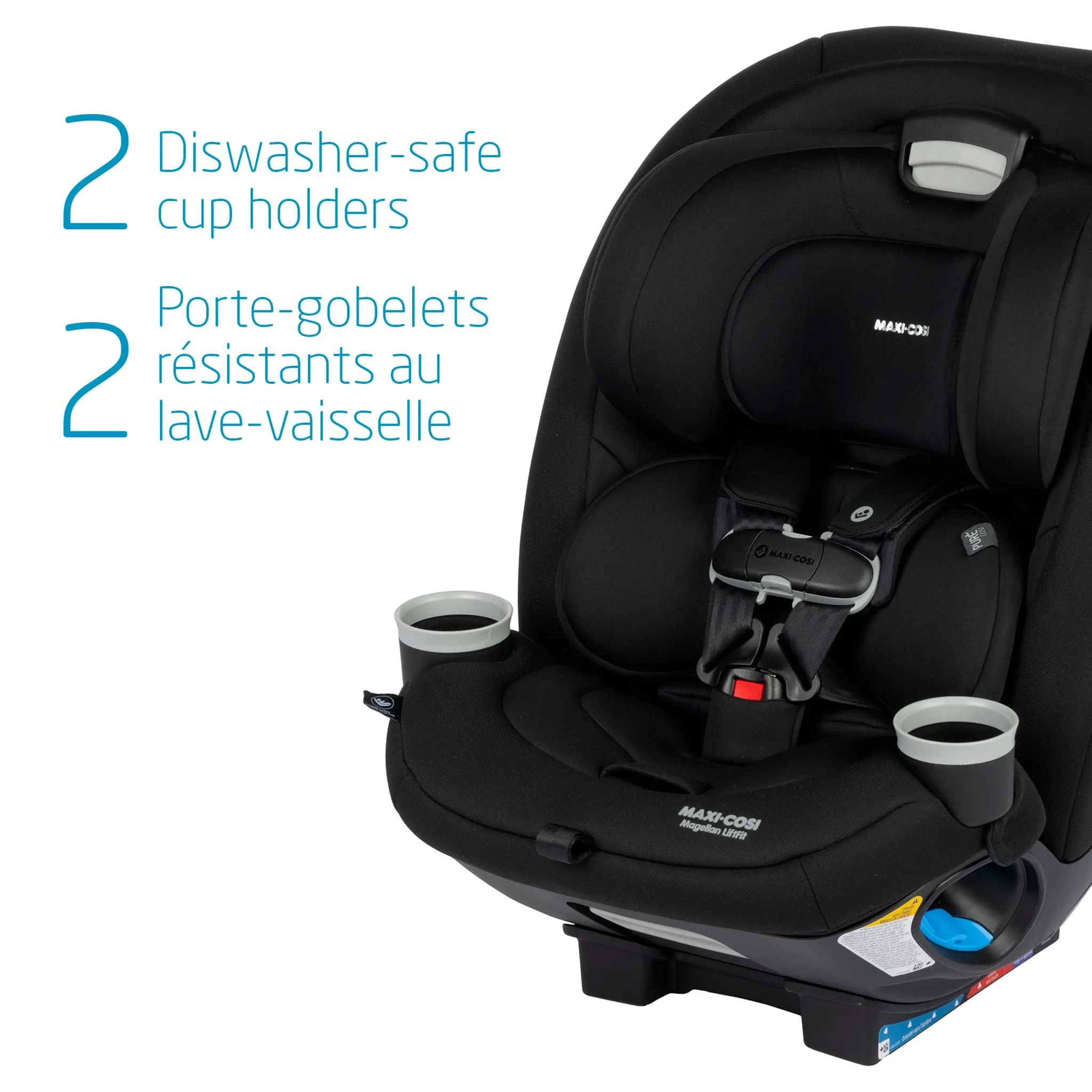 Maxi-cosi Siège d'Auto 5-en-1 Magellan Lift Fit - Noir Essentiel