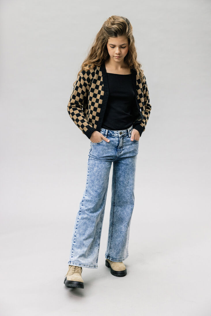 LOOXS 10sixteen blauwe looxs 10sixteen wide jeans 2331-5699