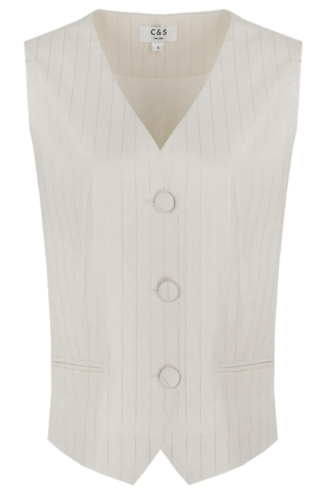 C&S The Label beige dames gilet