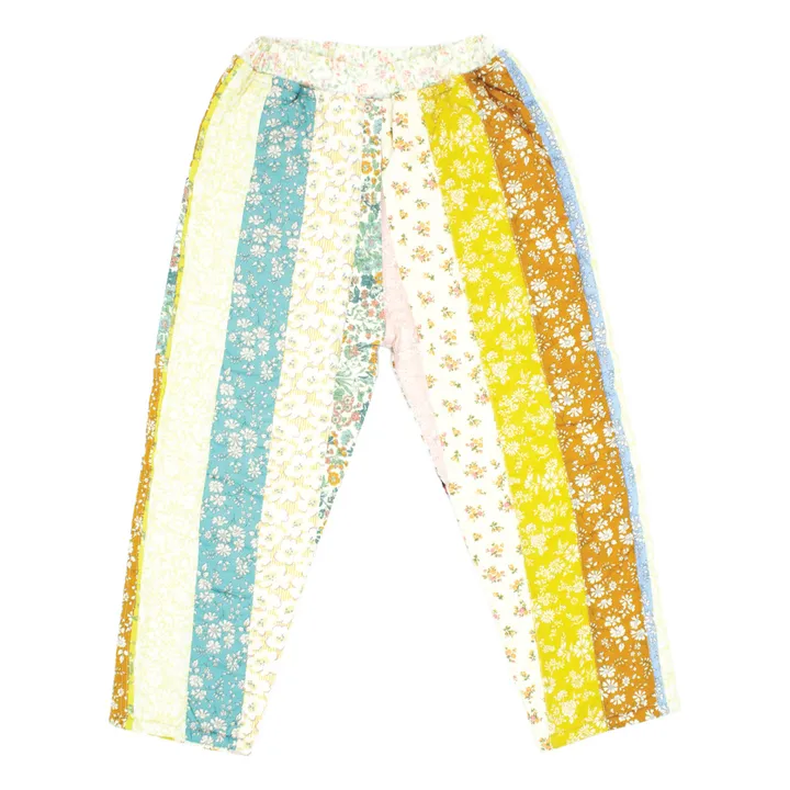 Esther Pantalon Matelassé Patchwork Bingley | Jaune