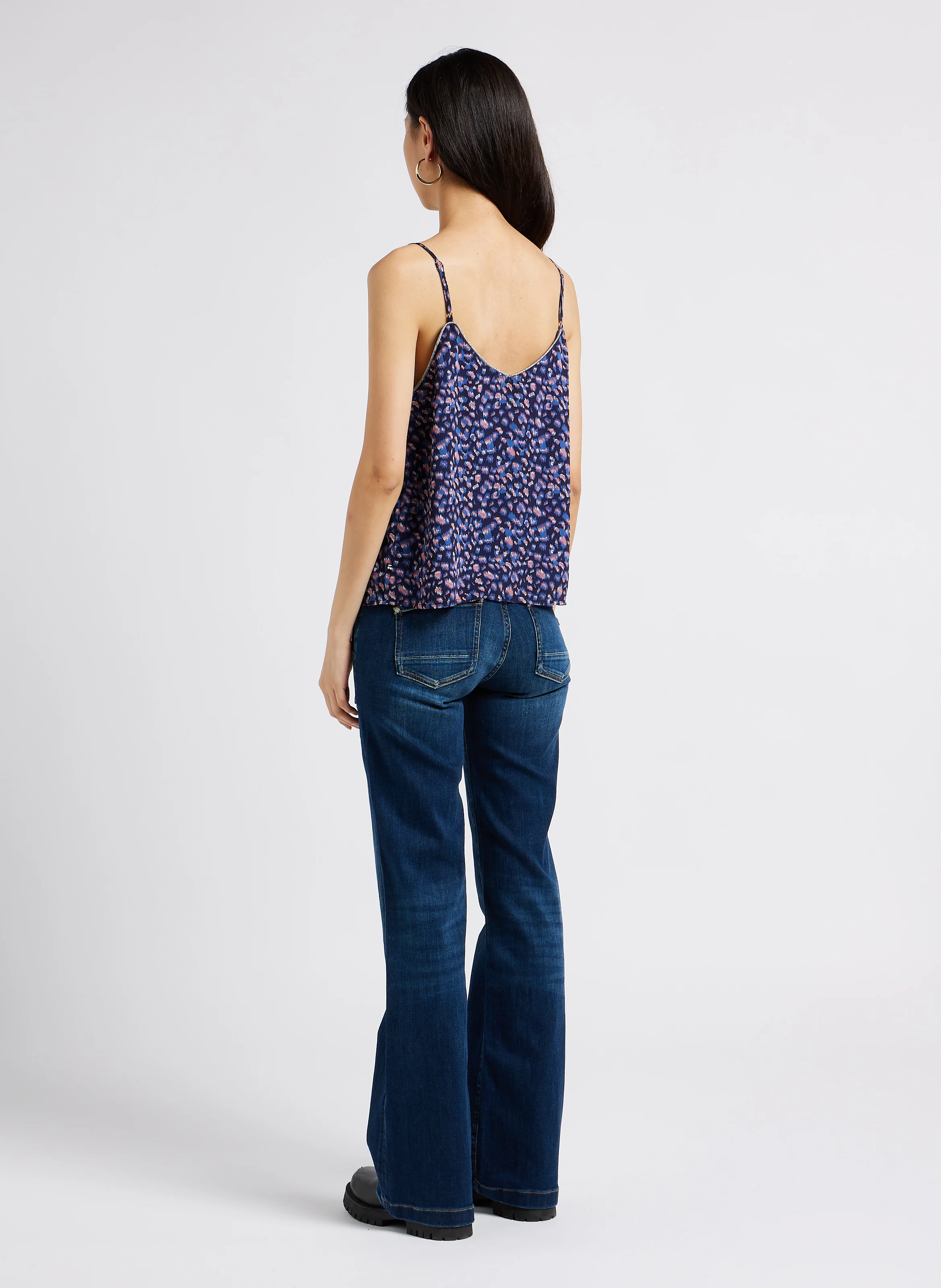 FLARE - Jean flare stretch | Bleu