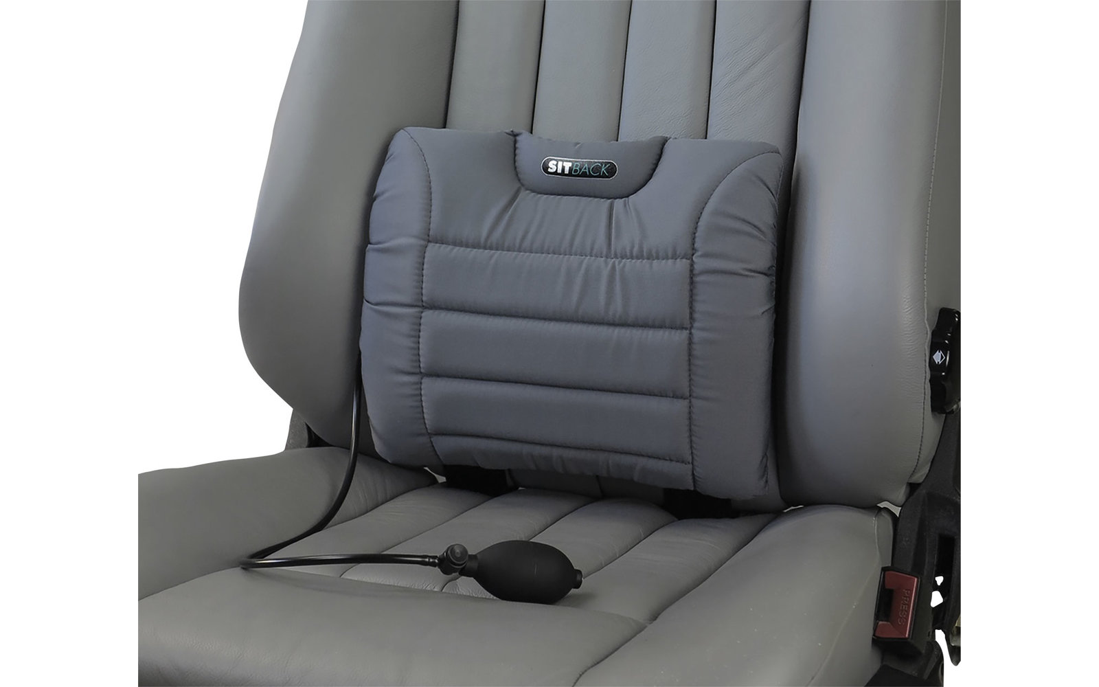 Sitback Air Living Fahrzeug Rückenkissen 31 x 26 cm Grau
