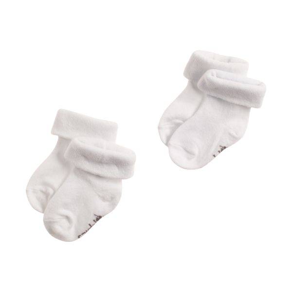Noppies Sokjes 2 Pack Beef White 3-6 Mnd