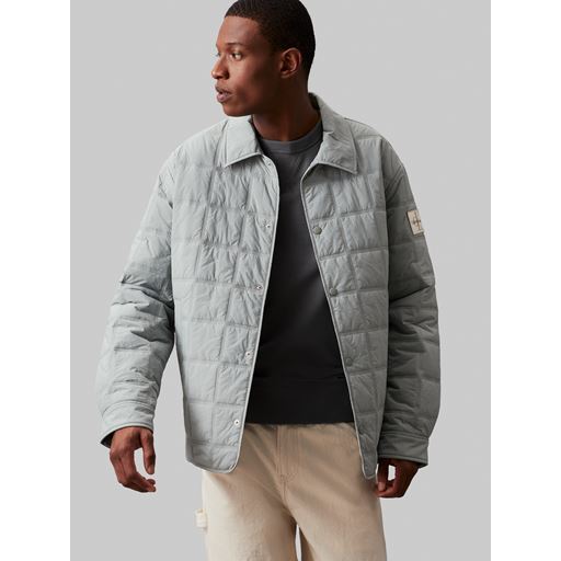 Calvin Klein Jeans Quilted Jakke, Slate Gray, L