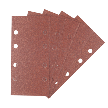 Irwin schuurvel 190 x 93 mm K80 zelfhechtend, met perforatie voor Bosch, Skil, Gamma, Makita, Metabo, 5 stuks.