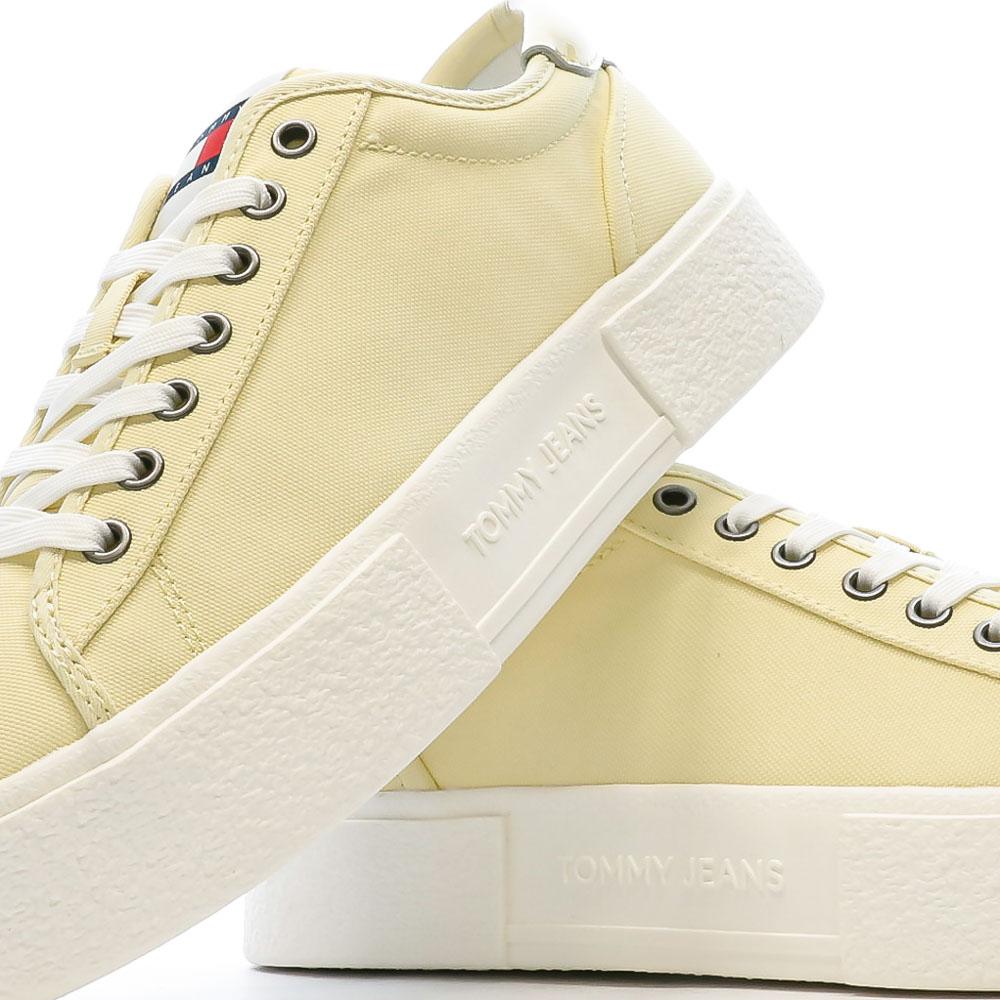 Tommy Hilfiger Baskets Jaunes Femme Tommy Hilfiger Foxing Flatform