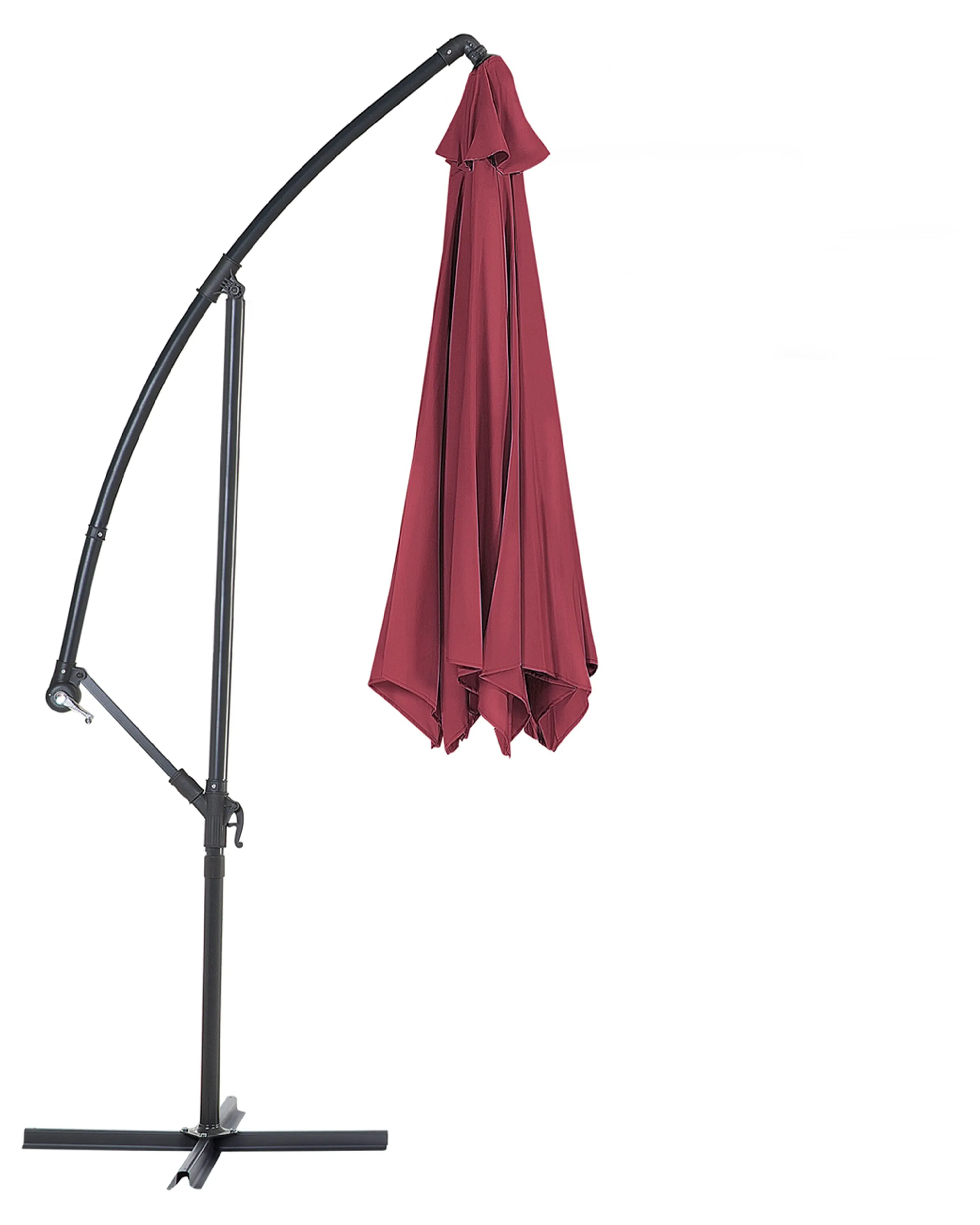 Zweefparasol 300 cm RAVENNA Bordeauxrood