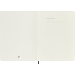 MOLESKINE Carnet souple, XL, uni, noir