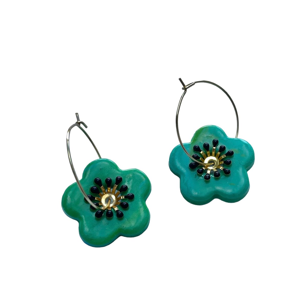 Boucles d'oreille créole artisanat