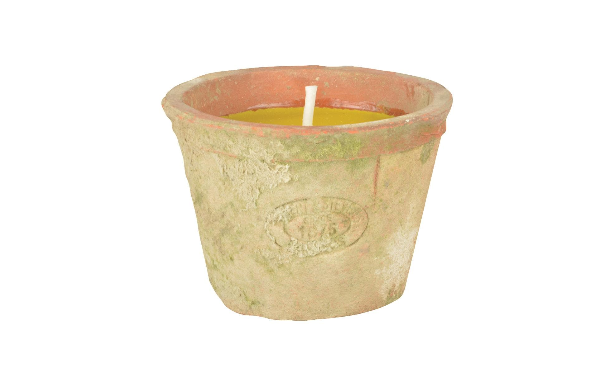 Gartenkerze Citronella Aged TerracottaDesign Outdoor Mückenerze Citronella