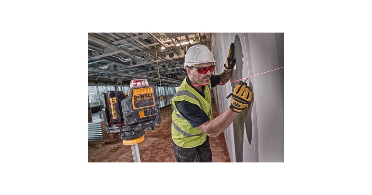 DEWALTDCE089LR-XJ MultiKruislijnlaser 3x360°  (Zwart/geel)