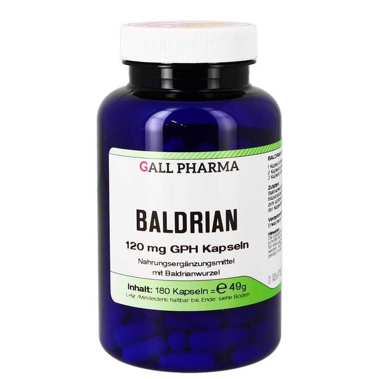 Baldrian 120 mg GPH Kapseln, 180 St
