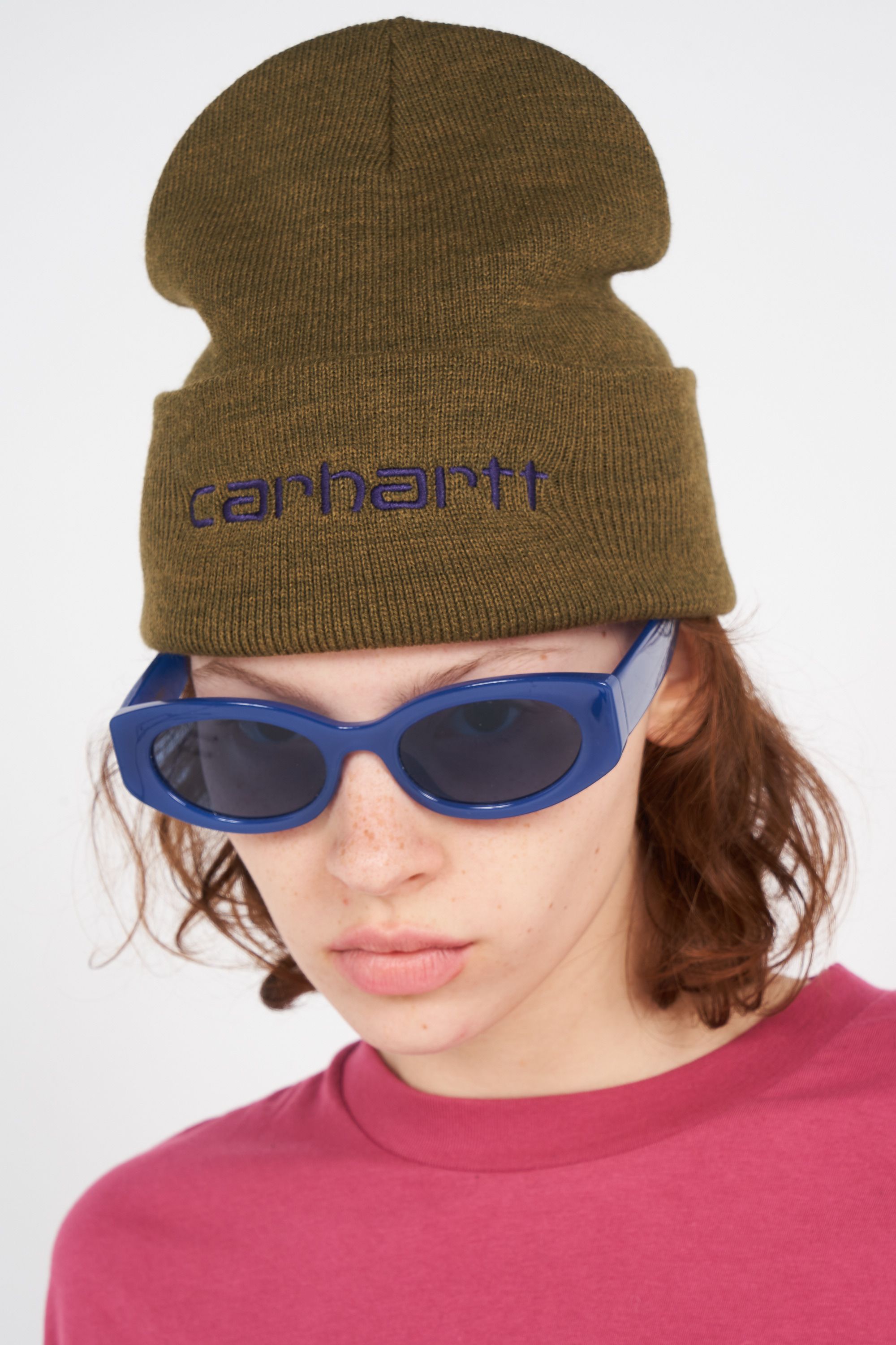 CARHARTT WIP Bonnet Script Kaki