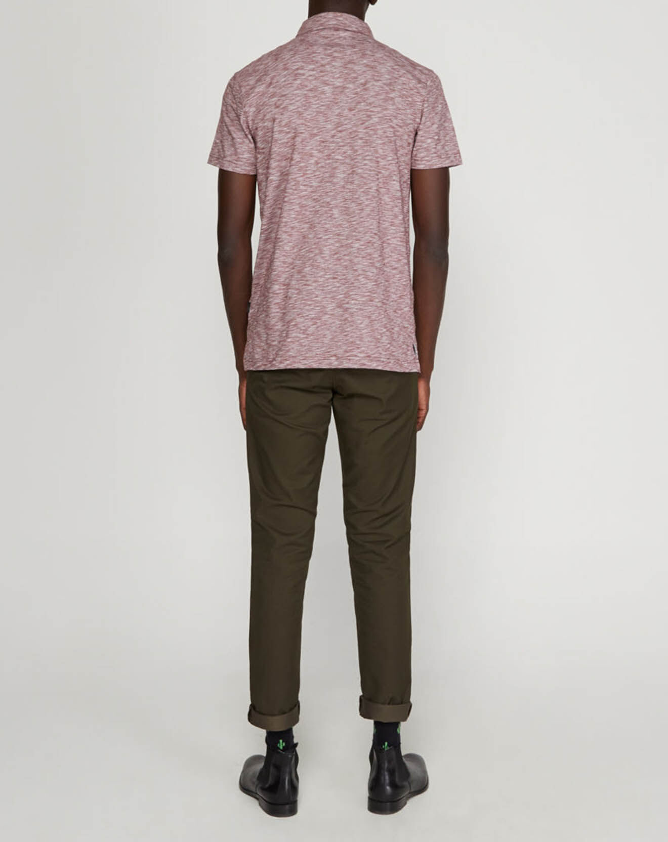 Quiksilver Polo Everyday Sun Cruise bordeaux chiné
