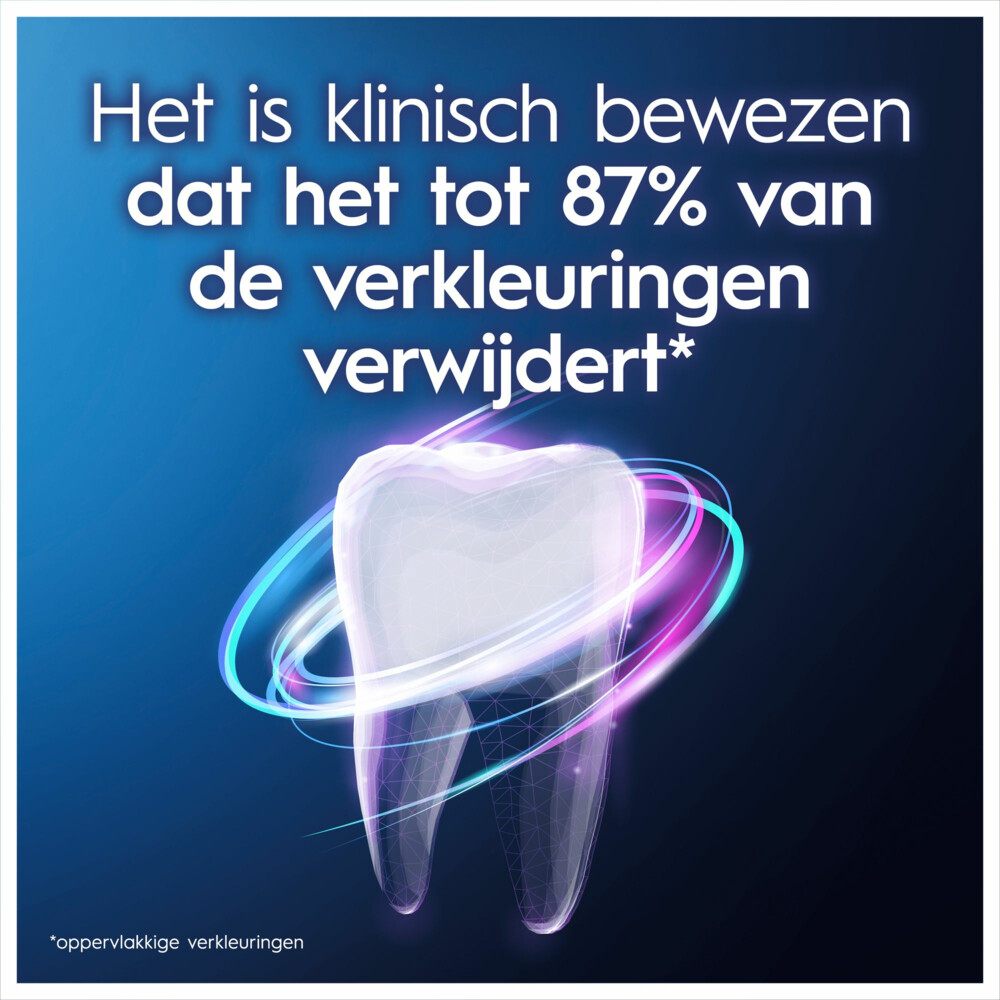 12x Oral-B Tandpasta 3D White Houtskool75 ml