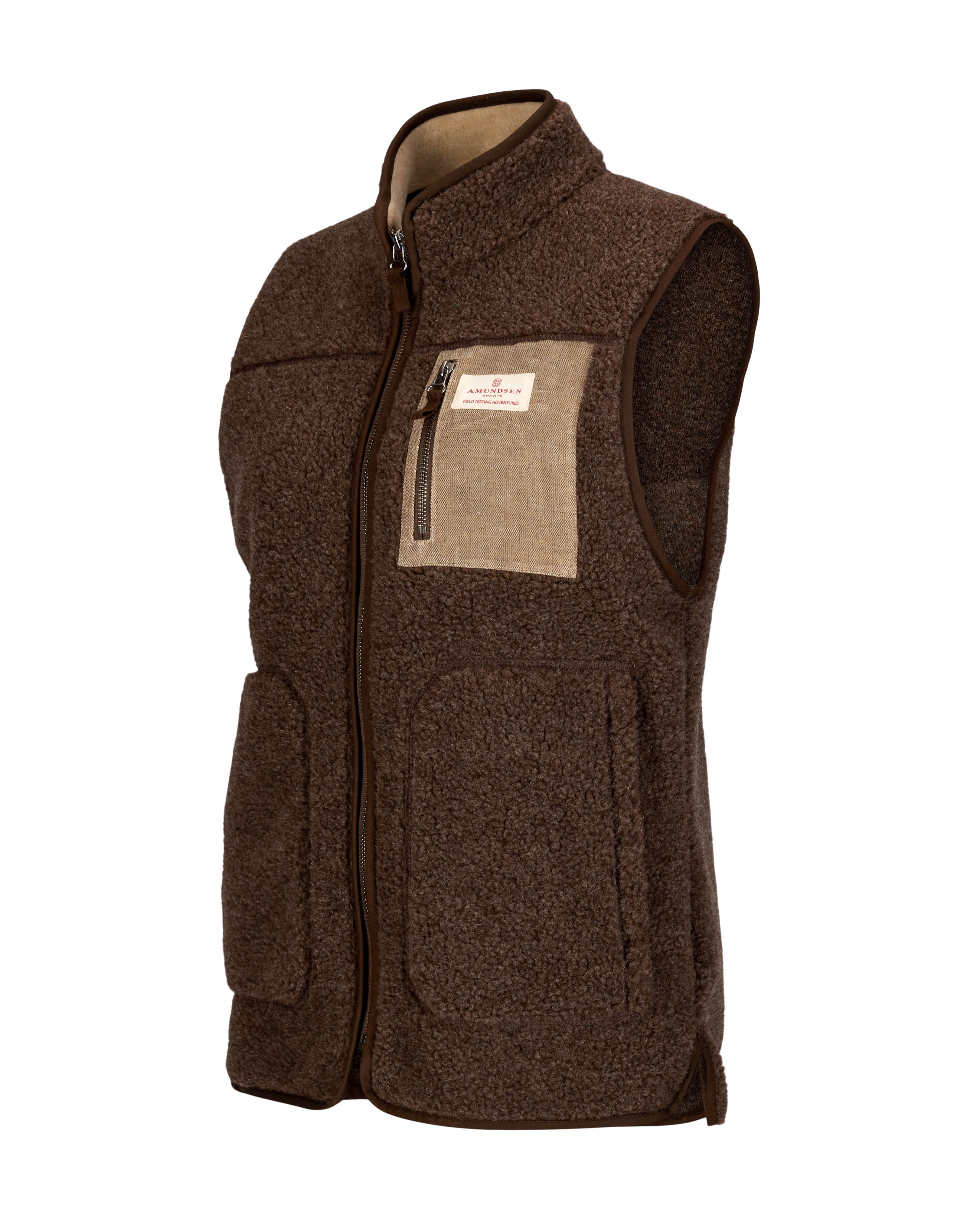 Amundsen Sports Heroes Wool Fleece Vest, Dame<br>Robust og svært komfortabel ull-fleece!