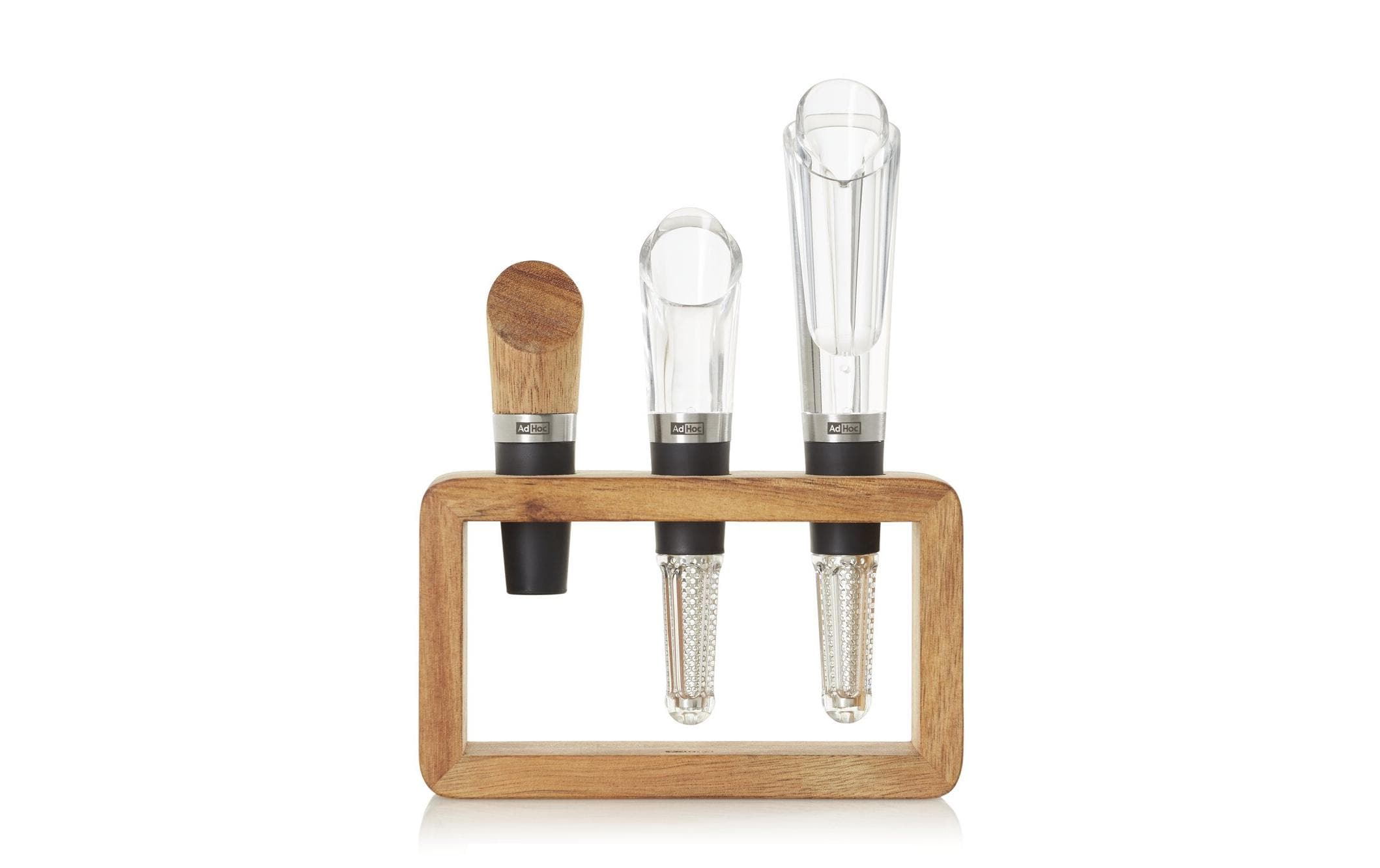 Weinausgiesser Vine 3-teilig, BraunWein-Geniesser-Set