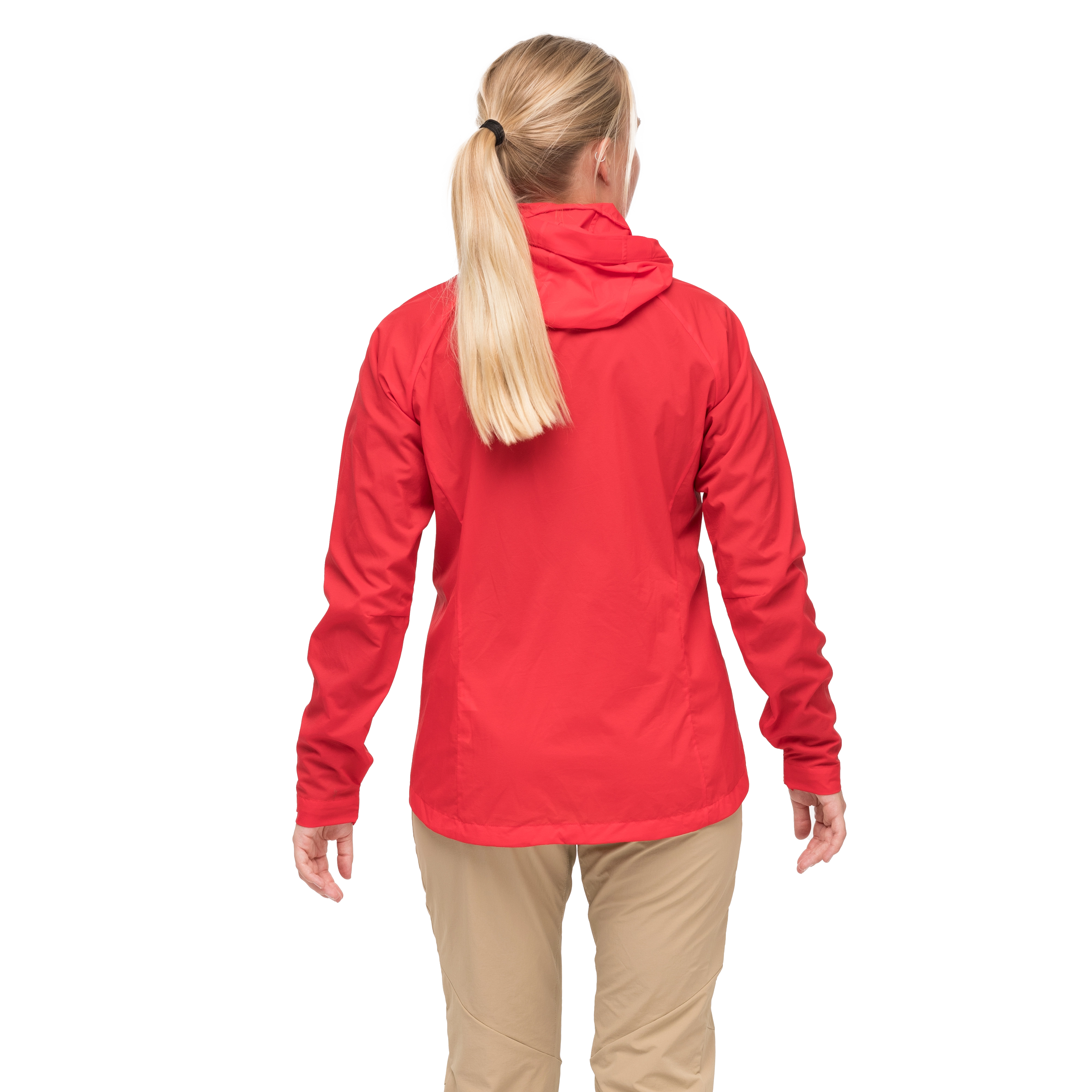 Rabot Windbreaker Jacket Women Fire Red