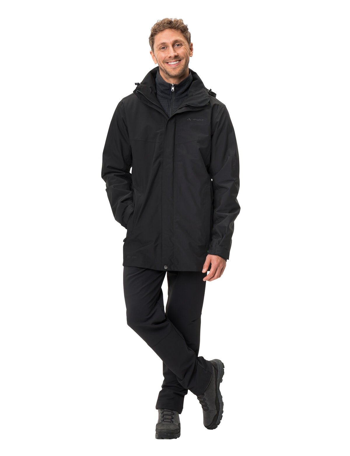 VAUDE Parka »MEN'S IDRIS 3IN1 PARKA III« mit Kapuze Winterjacke