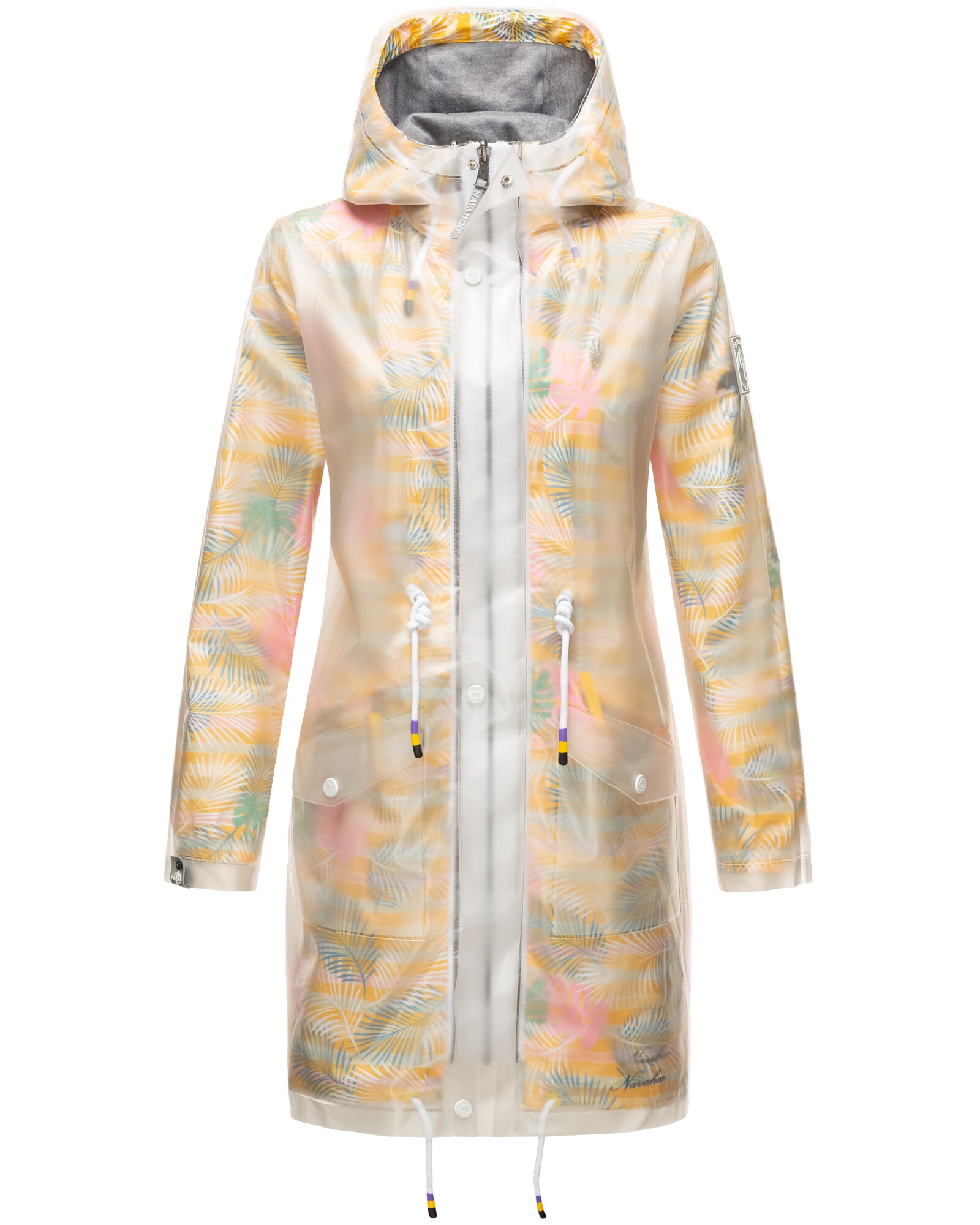 NAVAHOO Damen Funktions Regen Mantel 3 in 1 Outdoor Jacke Übergangsjacke Parella