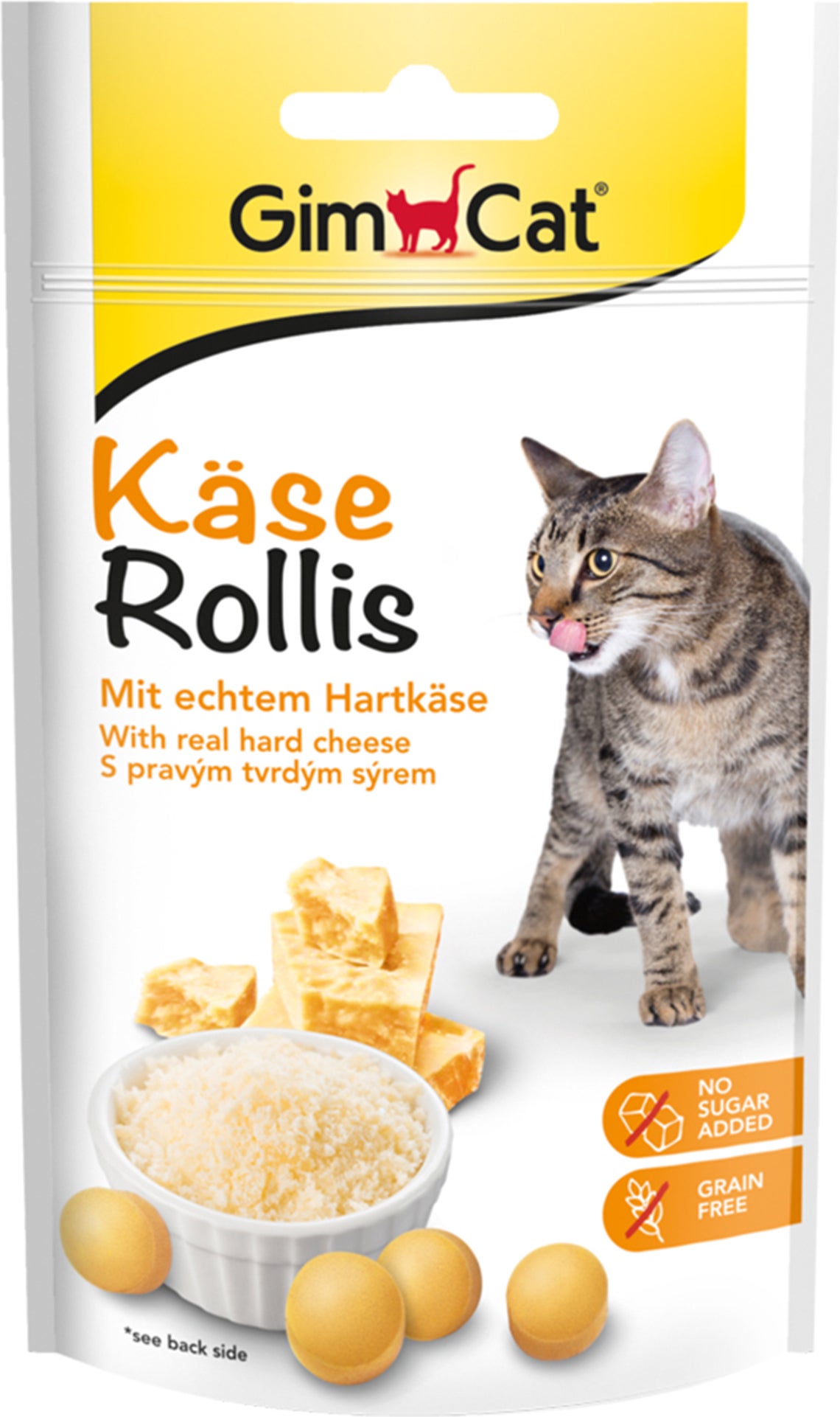 GimCat Every Day Kaas Rollis kattensnack 40 g