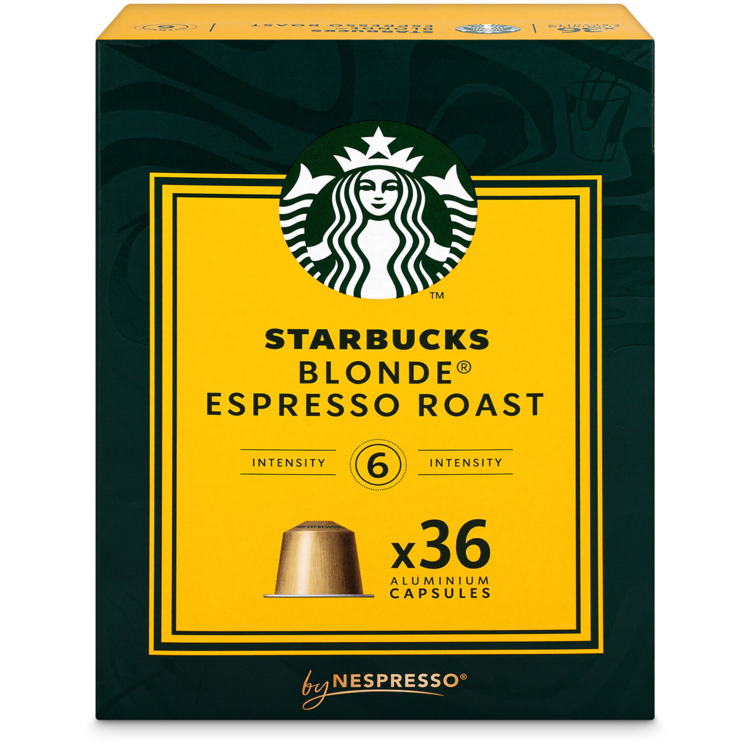 Starbucks Blonde Espresso Roast by Nespresso Blonde Roast, 36 Kapseln