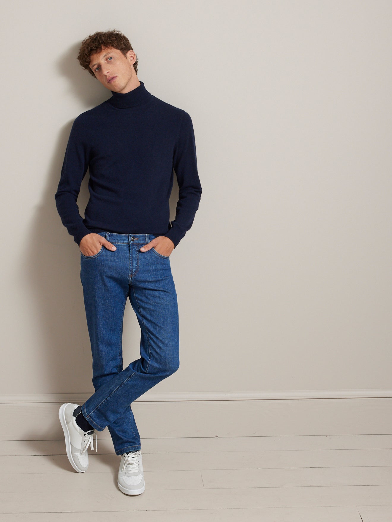 Jean regular homme - coton bio, délavage écoresponsable