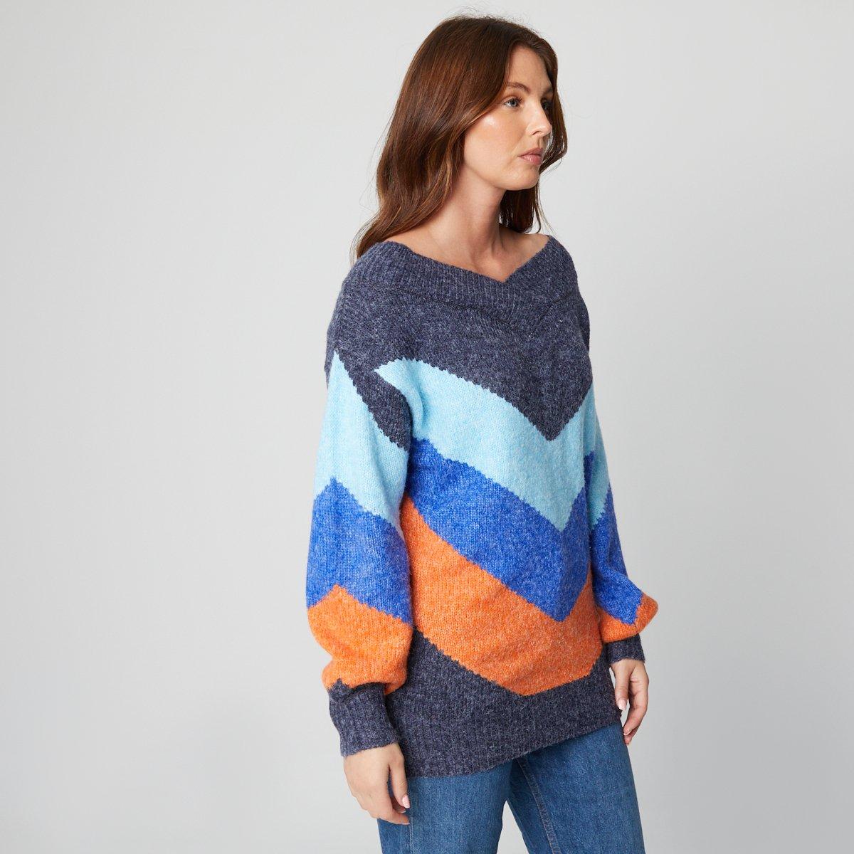 Be You Ladies Slouch Longline Jumper