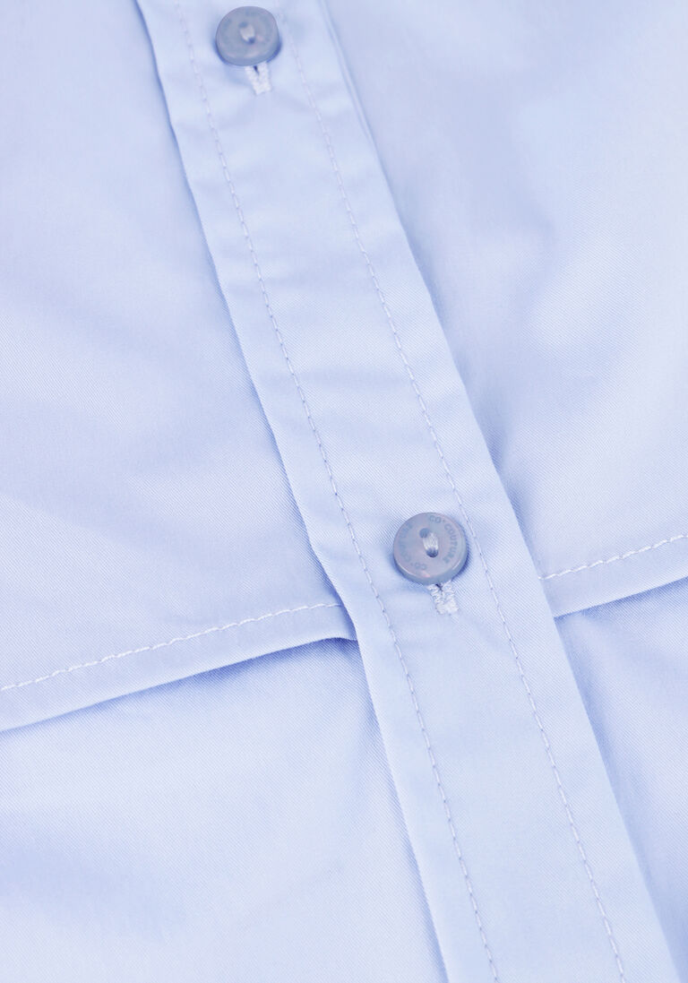 blauwe co'couture blouses sandy double layer shirt