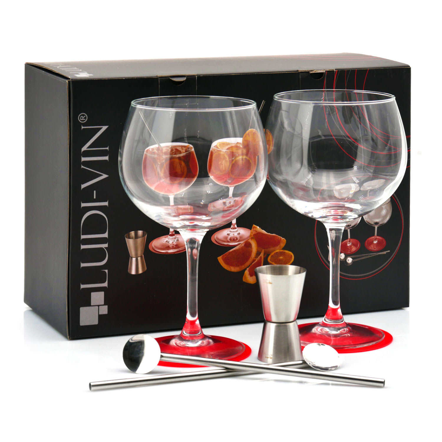 Coffret cocktail 2 verres - Spritz et Sangria