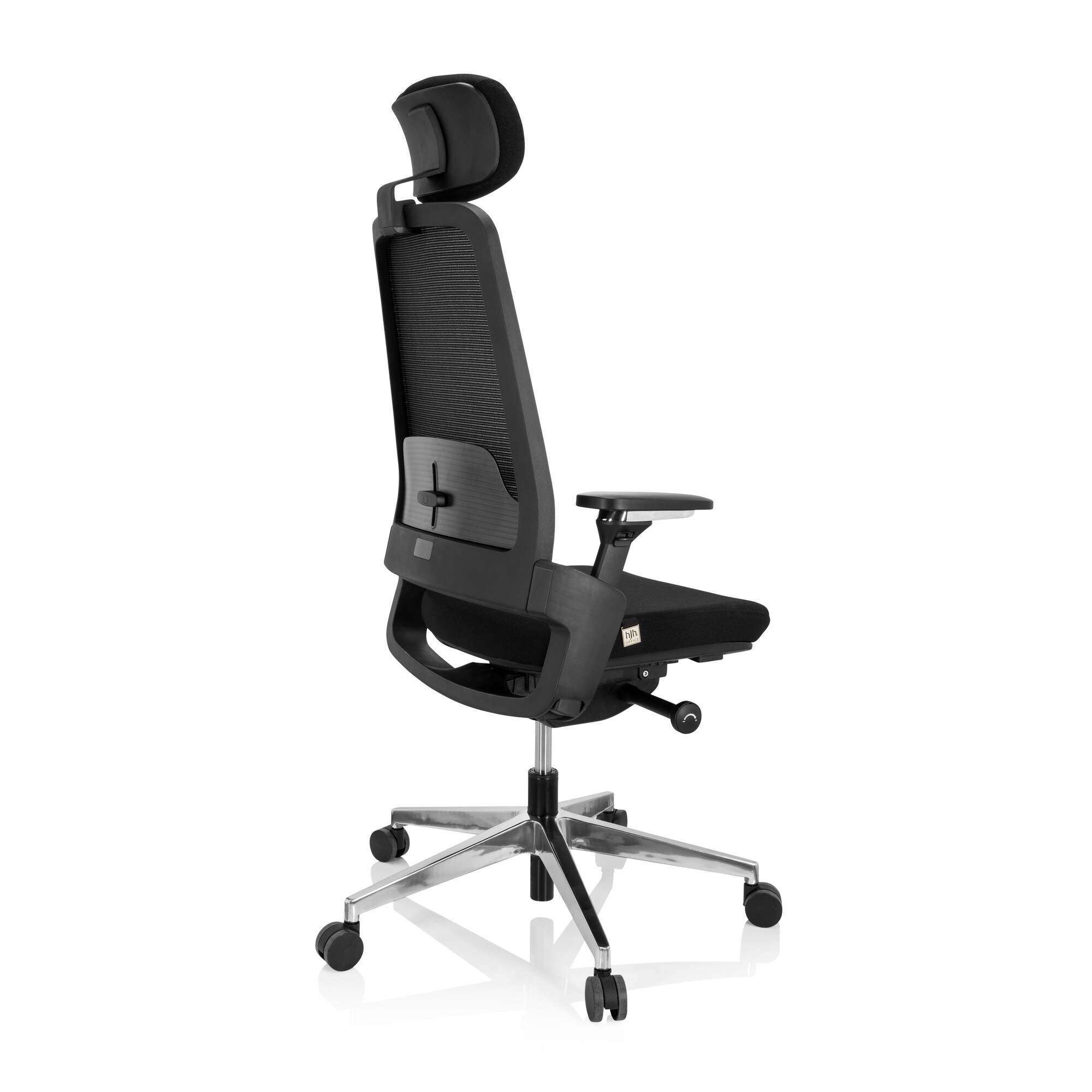 Profi Bürostuhl BRACIO Stoff/Netzstoff mit Armlehnen (höhenverstellbar) hjh OFFICE