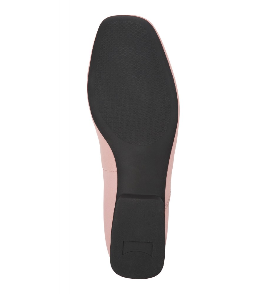 Sapatilhas de Ballet Camper Myra em Couro Rosa