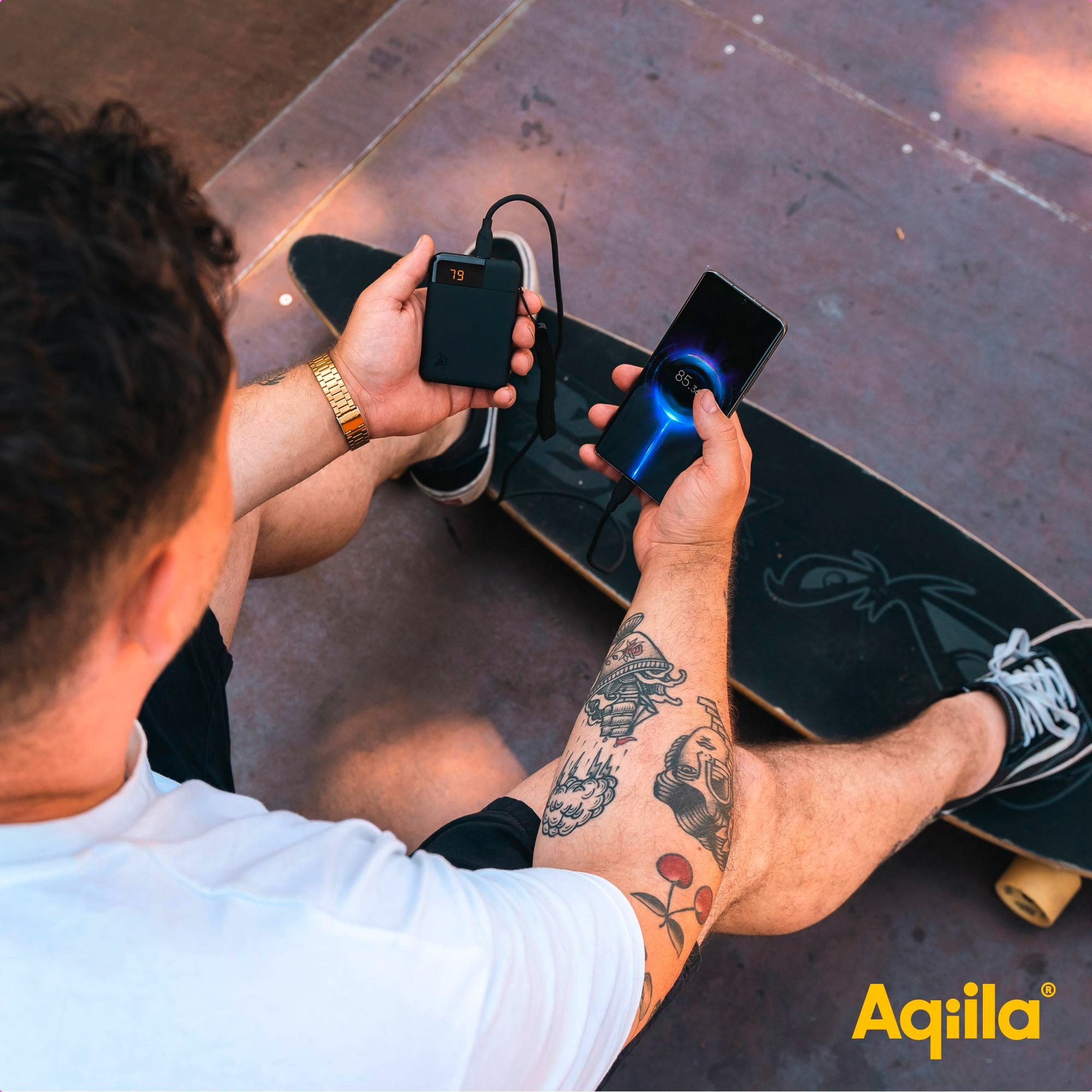 Aqiila Powerbird Powerbank 12 W 5000 mAh schwarz