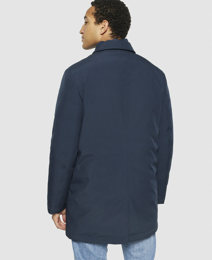 Knowledge Cotton Apparel CLIMATE SHELL car coat jacket - GRS/Vegan Blå