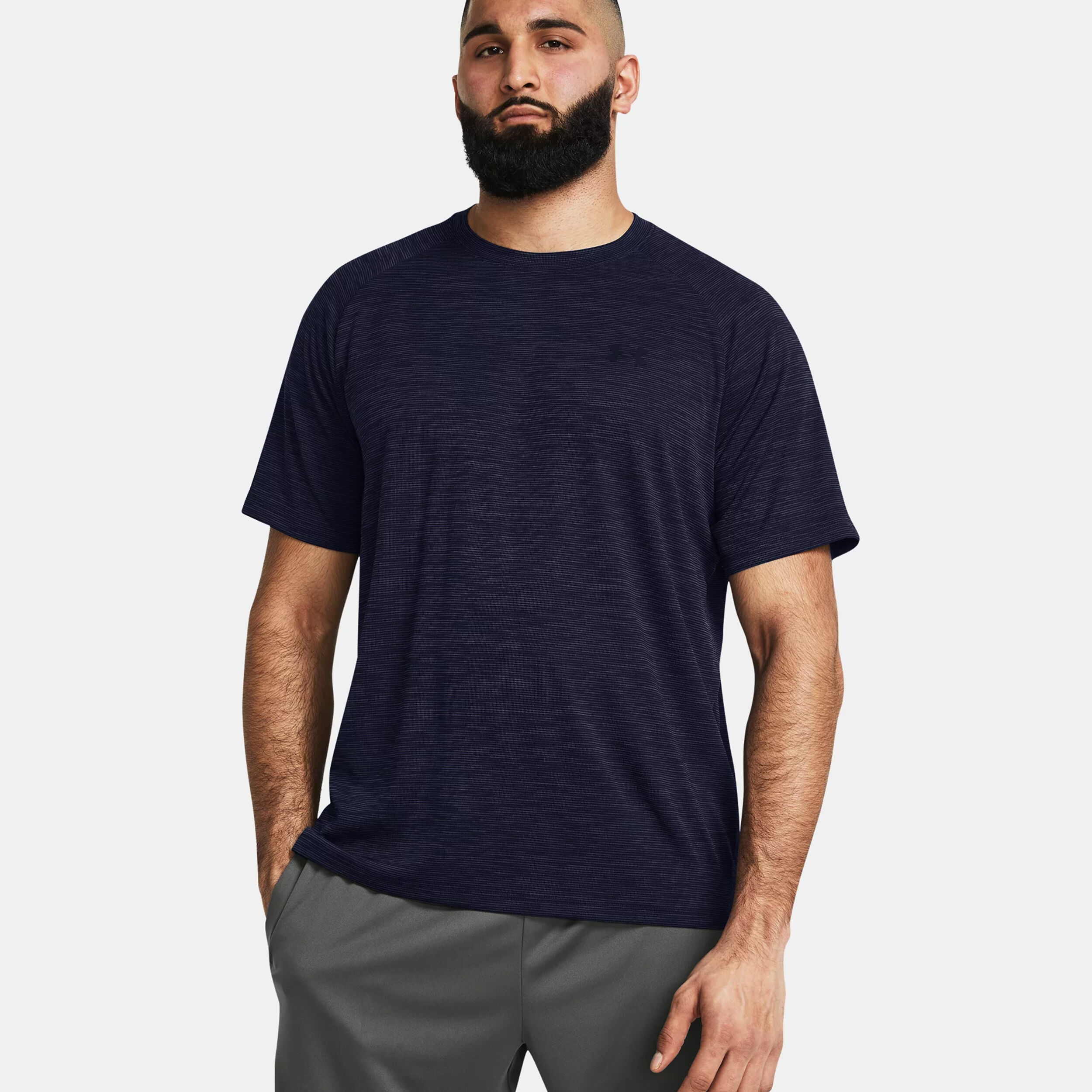 Under Armour Tech Textured T-shirt Hommes - Bleu