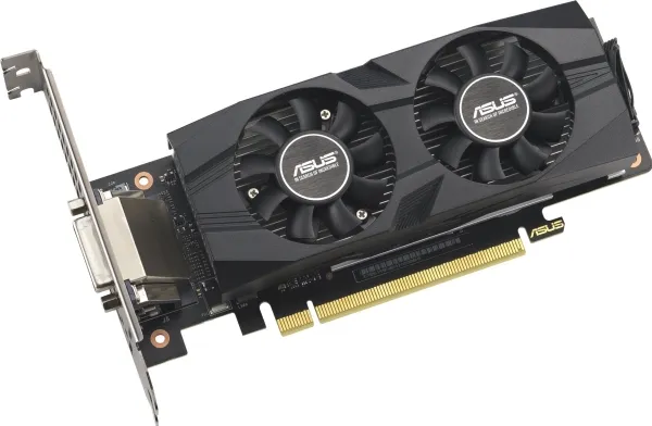 ASUS GeForce RTX 3050 LP BRK 6GB - OC Edition - grafikkort - GF RTX 3050 - 6 GB GDDR6 - PCIe 4.0 - HDMI, DisplayPort, DVI