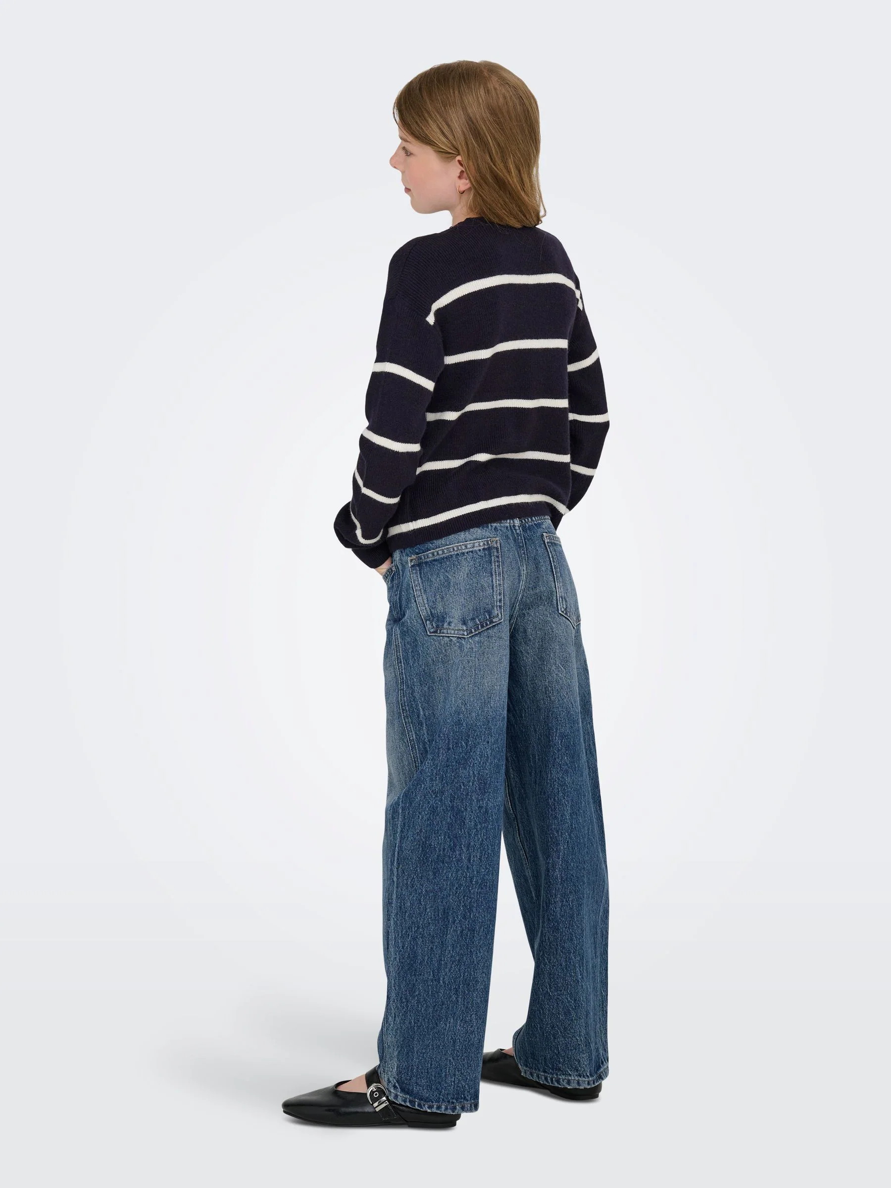 ONLY KIDS Blue Barrel Leg Jeans