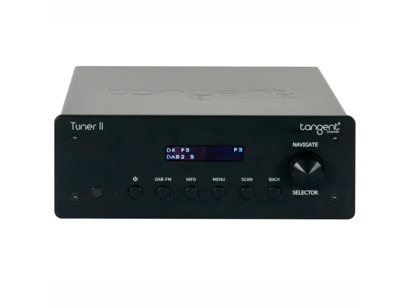 Tangent TUNER II, Sort, DAB , 110 - 240 V, 0,5 W, 195 mm, 194 mm
