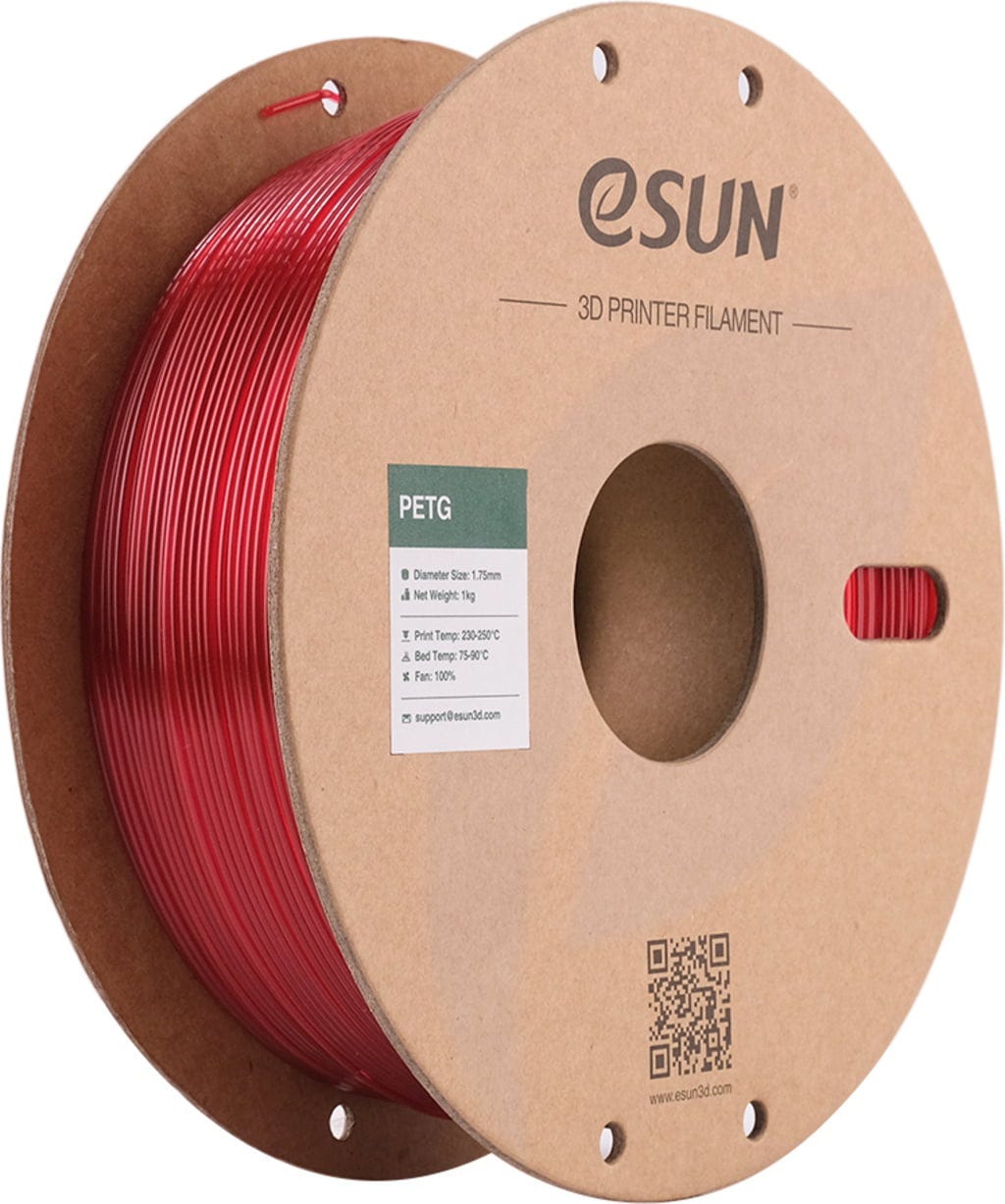 eSUN  PETG Translucent Magenta, 1,75 mm / 1000 g    Lichtdurchlässiges Filament mit ausgezeichneter Schlagfestigkeit